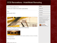 Tablet Screenshot of ccsrenovations.com